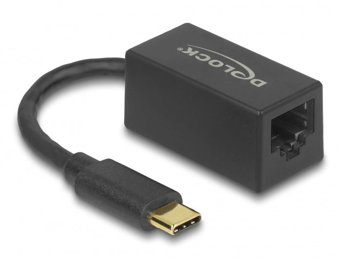 Delock 66043 Usb Type-C™ Adapter To Gigabit Lan Compact Black