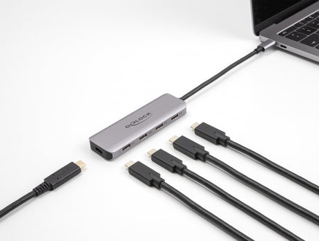 Delock 64238 Usb 5 Gbps 4 Port Usb Type-C™ Hub With Usb Type-C™ Connector