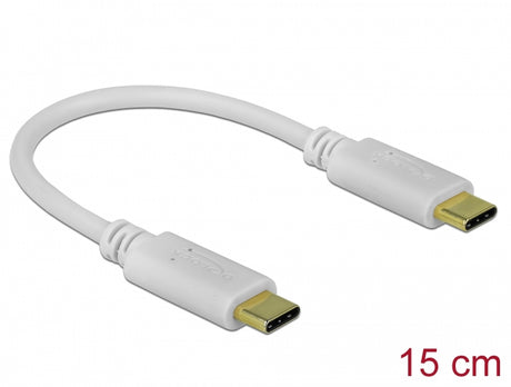 Delock 85357 Usb Type-C™ Charging Cable 15 Cm Pd 100 W With E-Marker