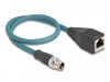 Delock 60071 M12 Adapter Cable X-Coded 8 Pin Male To Rj45 Female 50 Cm