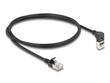 Delock 80287 Rj45 Network Cable Cat.6A S/Ftp Slim 90° Upwards Angled