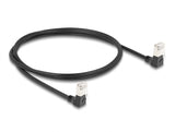 Delock 80299 Rj45 Network Cable Cat.6A S/Ftp Slim 90° Downwards