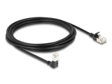 Delock 80307 Rj45 Network Cable Cat.6A S/Ftp Slim 90° Downwards Angled