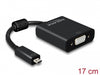 Delock 65558 Adapter Hdmi Micro-D Male > Vga Female With Audio Black