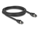 Delock 80234 Rj45 Network Cable Cat.8.1 S/Ftp 2 M Up To 40 Gbps Black