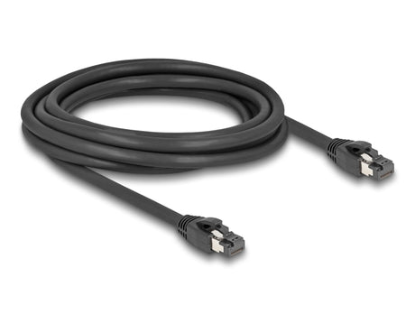 Delock 80235 Rj45 Network Cable Cat.8.1 S/Ftp 3 M Up To 40 Gbps Black