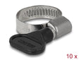 Delock 19450 Butterfly Hose Clamp 16 - 25 Mm 10 Pieces Black