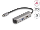 Delock 61060 Usb Type-C™ Adapter To Hdmi With Usb Type-A And Usb Type-C™ Data