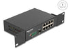 Delock 88064 10" Gigabit Ethernet Switch 8 Port + 1 Sfp