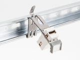 Delock 66477 Keystone Holder With Labelling Field 1 Port For Din Rail Metal