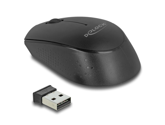 Delock 12674 Usb Keyboard And Mouse Set 2.4 Ghz Wireless Black (Wrist Rest)