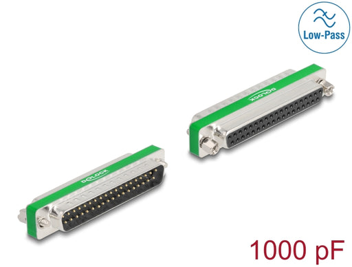 Delock 66480 Rf/Emi Interference Suppression Filter D-Sub 37 Pin Male To Female