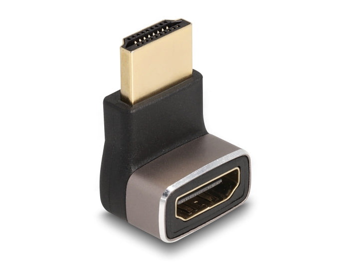 Delock 60085 Hdmi Adapter Male To Female 90° Downwards Angled 8K 60 Hz