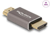 Delock 60086 Hdmi Adapter Male To Male 8K 60 Hz Grey Metal