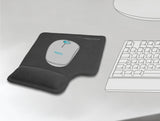 Delock 12111 Ergonomic Mouse Pad With Gel Wrist Rest Left-Hander Black