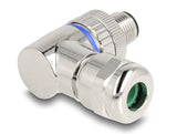 Delock 60539 M12 Connector 3 Pin Male For Mounting 90° Angled