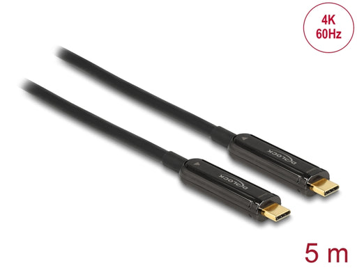 Delock 84090 Active Optical Usb-C™ Video Cable 4K 60 Hz 5 M