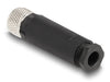 Delock 60531 M8 Connector A-Coded 3 Pin Female For Mounting