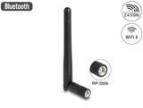 Delock 90150 Wlan 802.11 Ac/Ax/A/B/G/N Antenna Rp-Sma Plug 2 Dbi