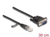 Delock 88008 Cable Rj45 Plug To Serial Rs-232 D-Sub 9 Male 30 Cm Black