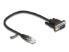 Delock 88008 Cable Rj45 Plug To Serial Rs-232 D-Sub 9 Male 30 Cm Black