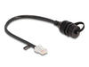 Delock 88012 Cable Rj45 Male To Rj45 Female For Built-In With Sealing Cap