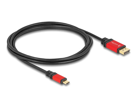 Delock 80093 Usb Type-C™ To Displayport Cable With Hdr Function 2 M Red