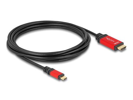 Delock 80097 Usb Type-C™ To Hdmi Cable With Hdr Function 3 M Red