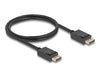 Delock 80491 Coaxial Displayport Cable 16K 60 Hz 80 Gbps 1 M