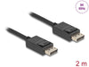 Delock 80493 Displayport Cable 16K 30 Hz / 8K 60 Hz 40 Gbps 2 M