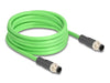 Delock 80419 M12 Cable D-Coded 4 Pin Male To Male Pur (Tpu) 5 M