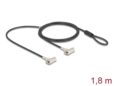 Navilock 20934 Dual Laptop Security Cable With Key Lock