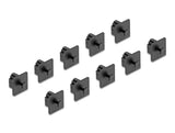 Delock 64246 Dust Cover For Rj10 Jack With Grip 10 Pieces Black