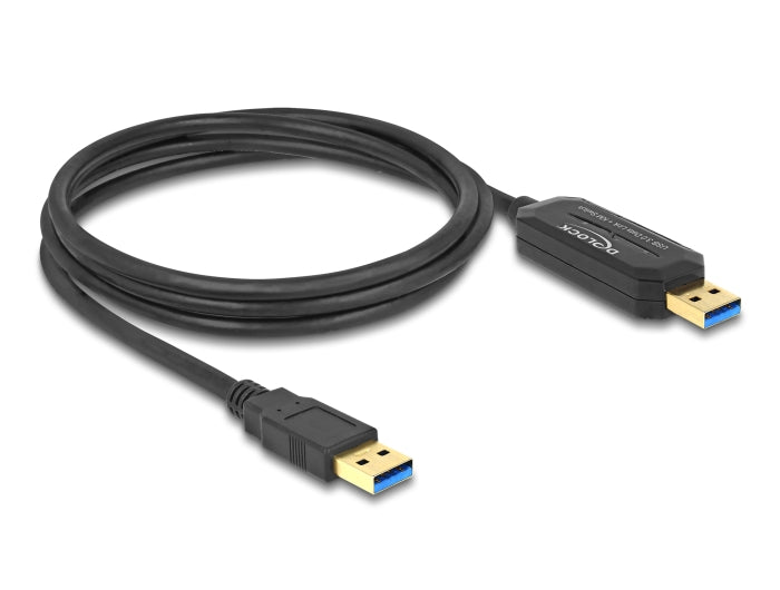 Delock 83647 Usb 5 Gbps Data Link Cable + Km Switch Type-A To Type-A 1.5 M