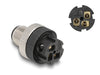 Delock 60566 M12 Connector A-Coded 3 Pin Male For Mounting