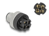 Delock 60533 M12 Connector A-Coded 4 Pin Male For Mounting