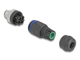 Delock 60533 M12 Connector A-Coded 4 Pin Male For Mounting