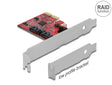 Delock 90406 2 Port Sata Pci Express X2 Card With Raid 1