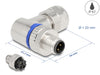 Delock 60539 M12 Connector 3 Pin Male For Mounting 90° Angled