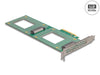 Delock 90151 Pci Express 4.0 X8 Card To 2 X Internal U.2 Nvme Sff-8639