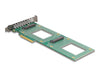 Delock 90151 Pci Express 4.0 X8 Card To 2 X Internal U.2 Nvme Sff-8639