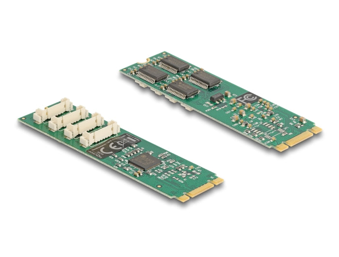 Delock 95269 M.2 Card To 4 X Serial Rs-232 Db9 With Standard