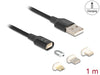 Delock 88165 Magnetic Usb Charging Cable Set For 8 Pin Lightning™