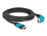 Delock 86993 High Speed Hdmi Cable Male Straight To Male 90° Downwards Angled