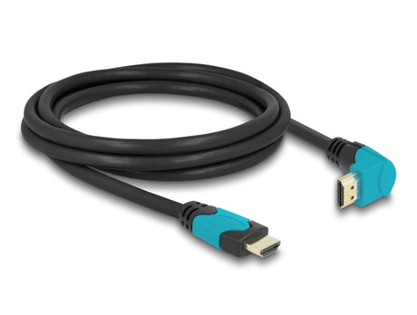 Delock 86992 High Speed Hdmi Cable Male Straight To Male 90° Downwards Angled