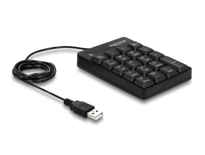 Delock 12481 Usb Keypad 19 Keys Black