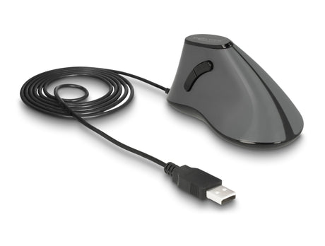 Delock 12527 Ergonomic Optical 5-Button Usb Mouse