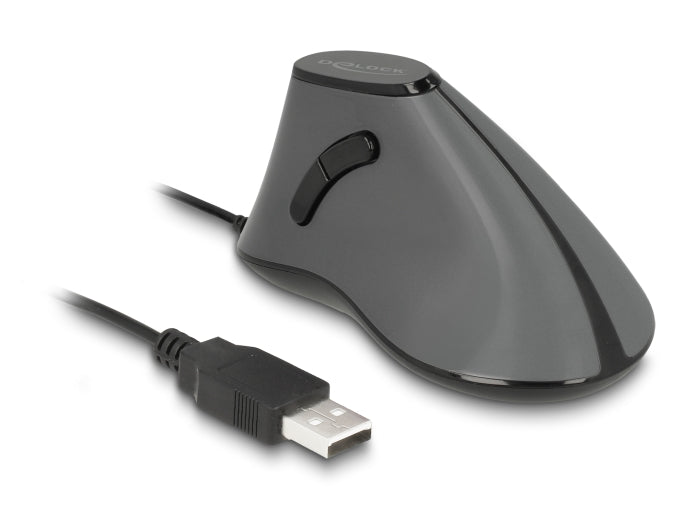 Delock 12527 Ergonomic Optical 5-Button Usb Mouse