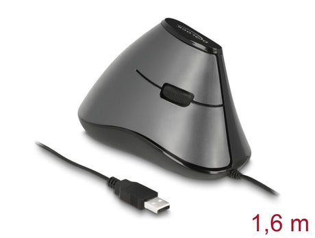 Delock 12527 Ergonomic Optical 5-Button Usb Mouse