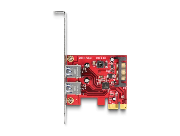 Delock 90155 Pci Express X1 Card To 2 X External Usb 5 Gbps Type-A Female